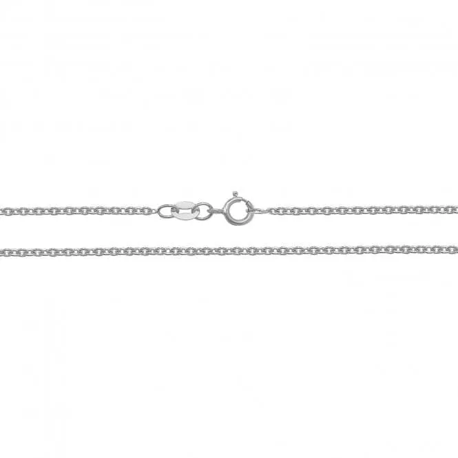 18K White Gold Cable Chain CQ432W