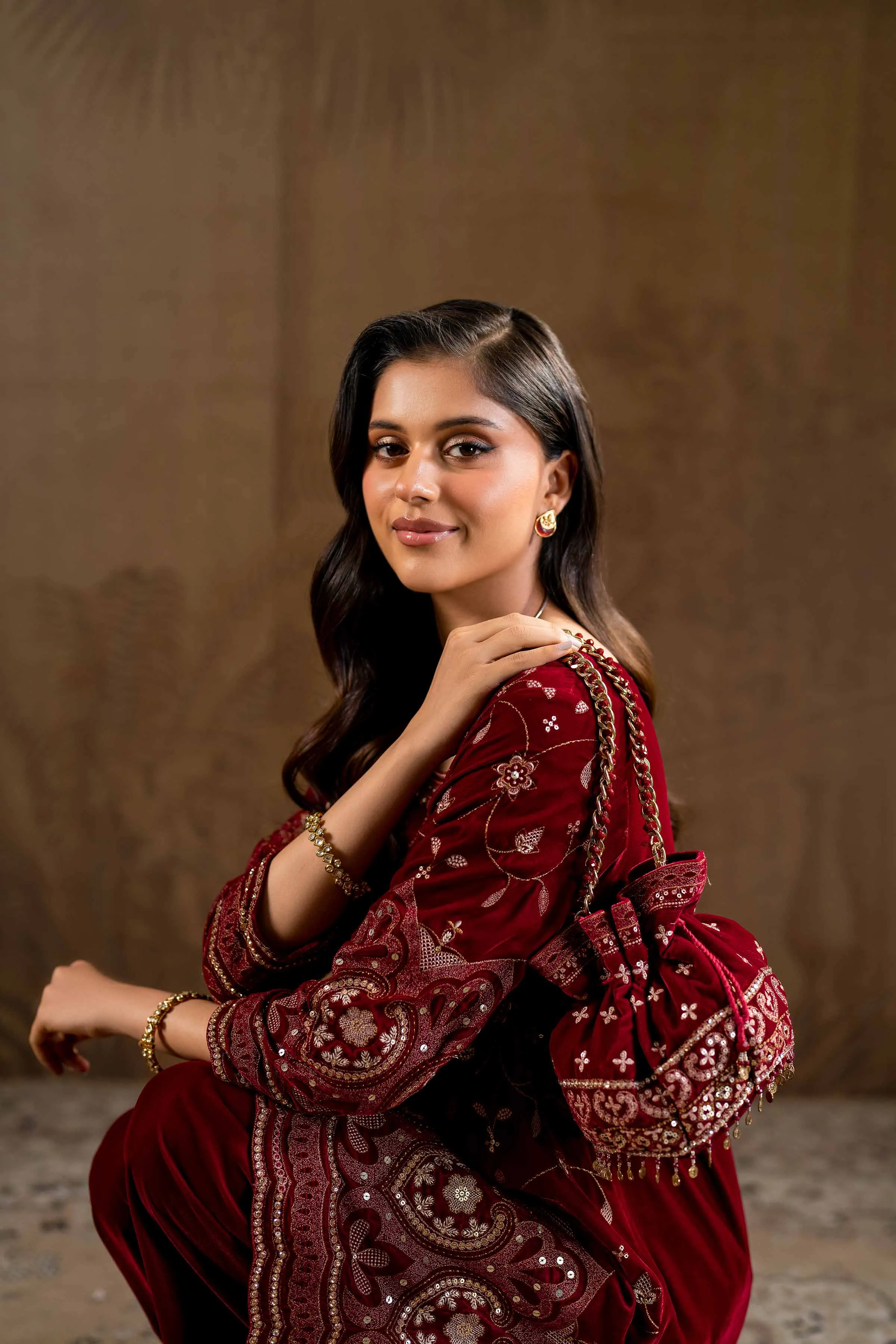 2 Piece - Embroidered Suit - KFW24-04
