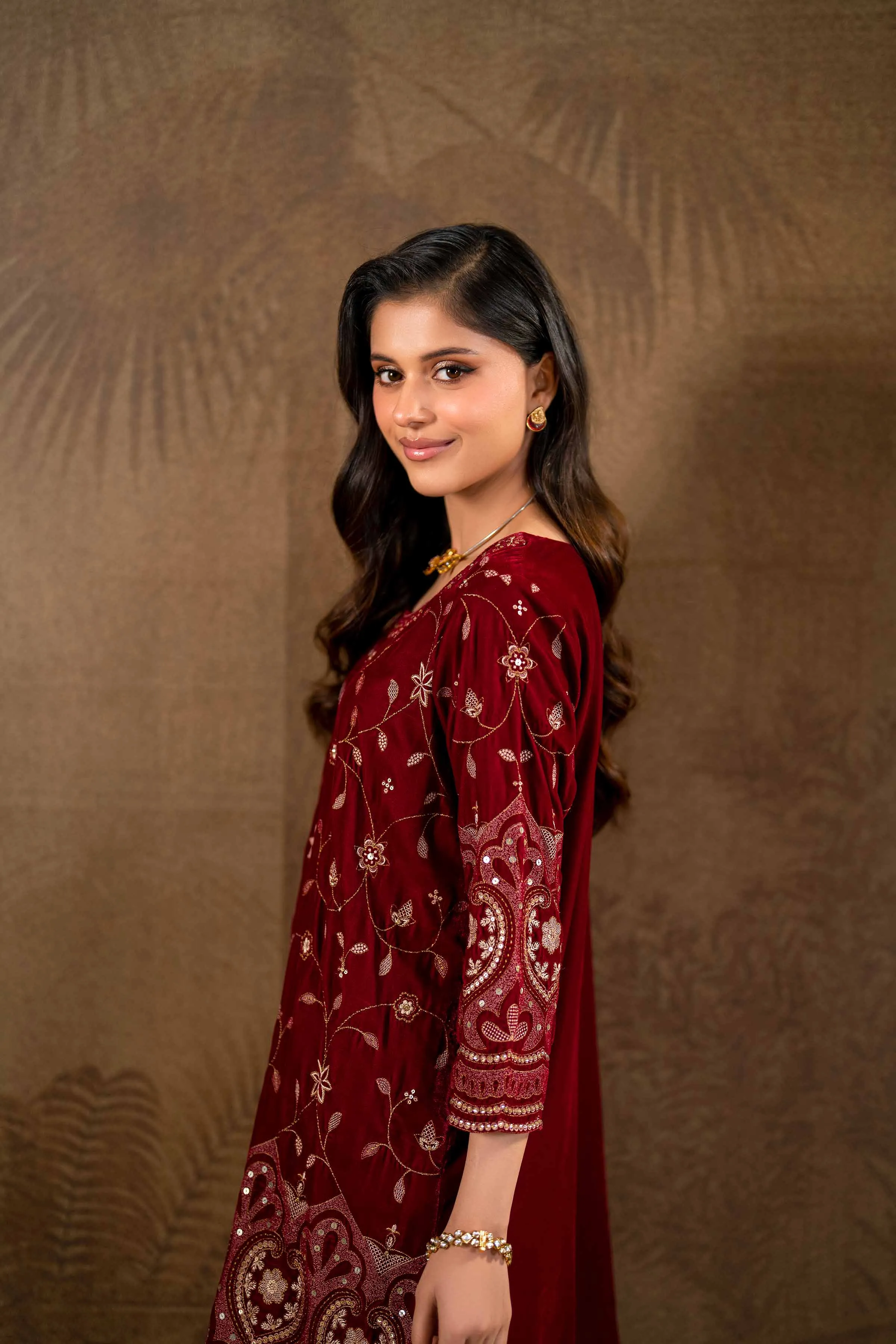 2 Piece - Embroidered Suit - KFW24-04