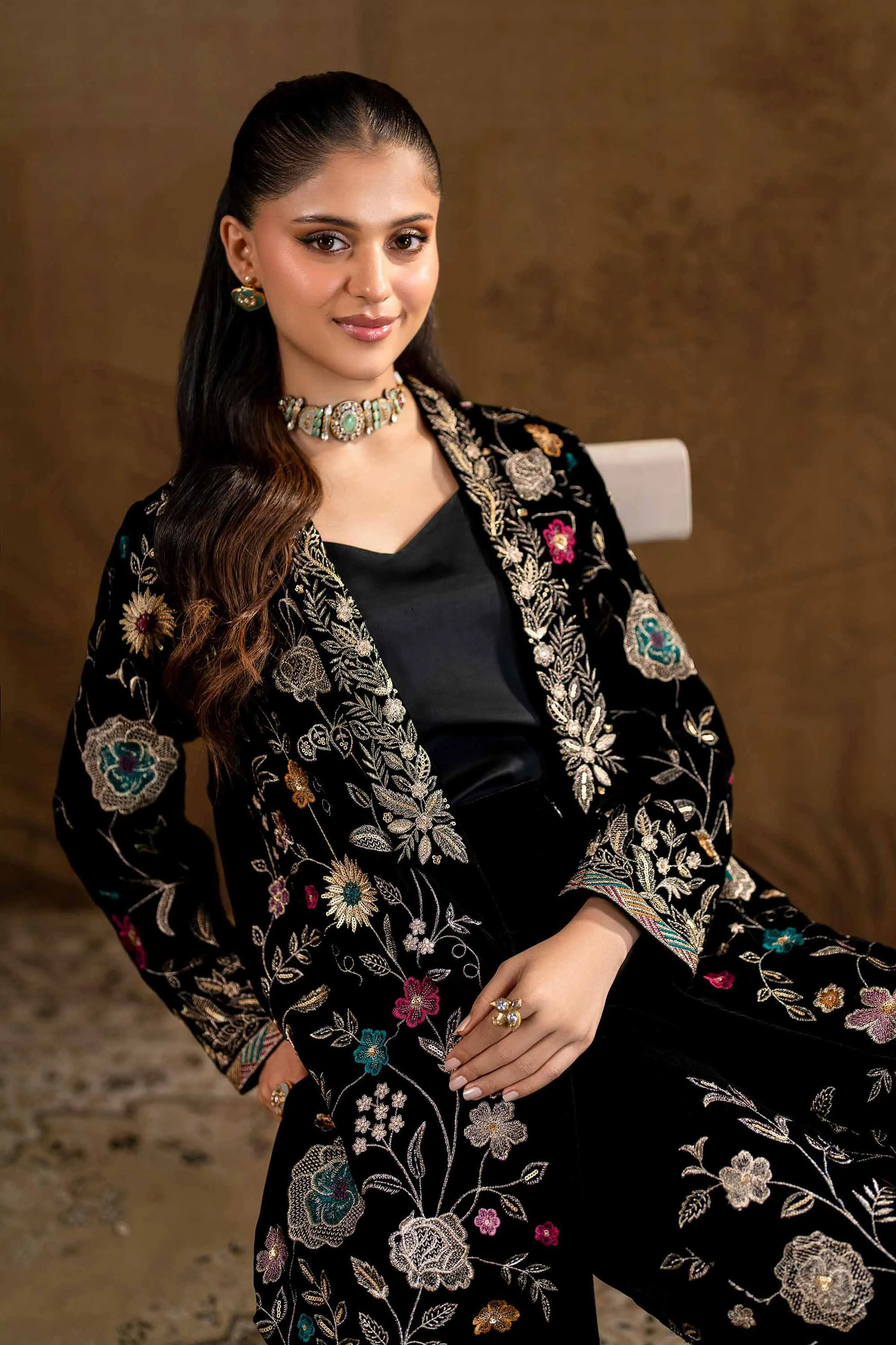 2 Piece - Embroidered Suit - KFW24-07
