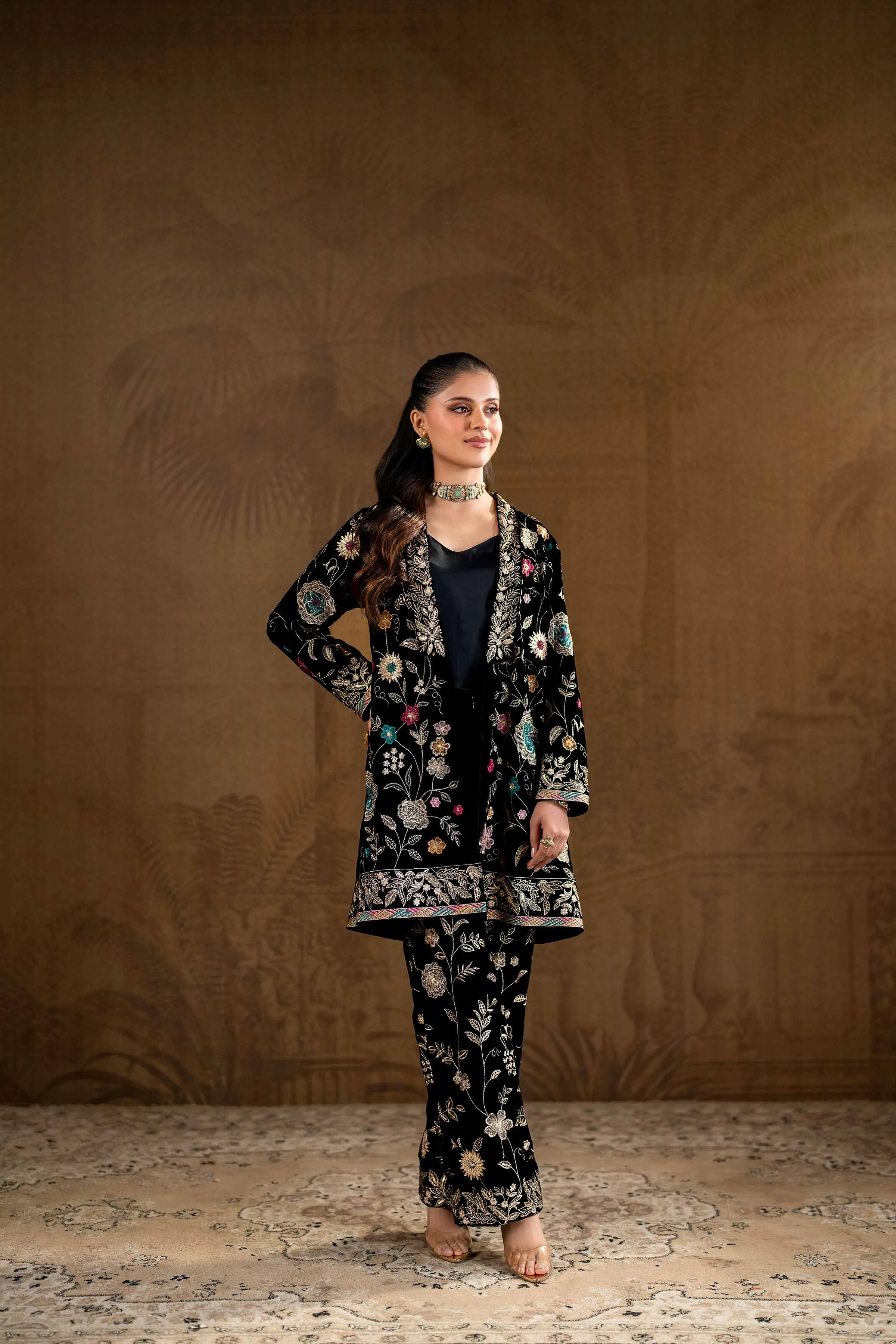 2 Piece - Embroidered Suit - KFW24-07