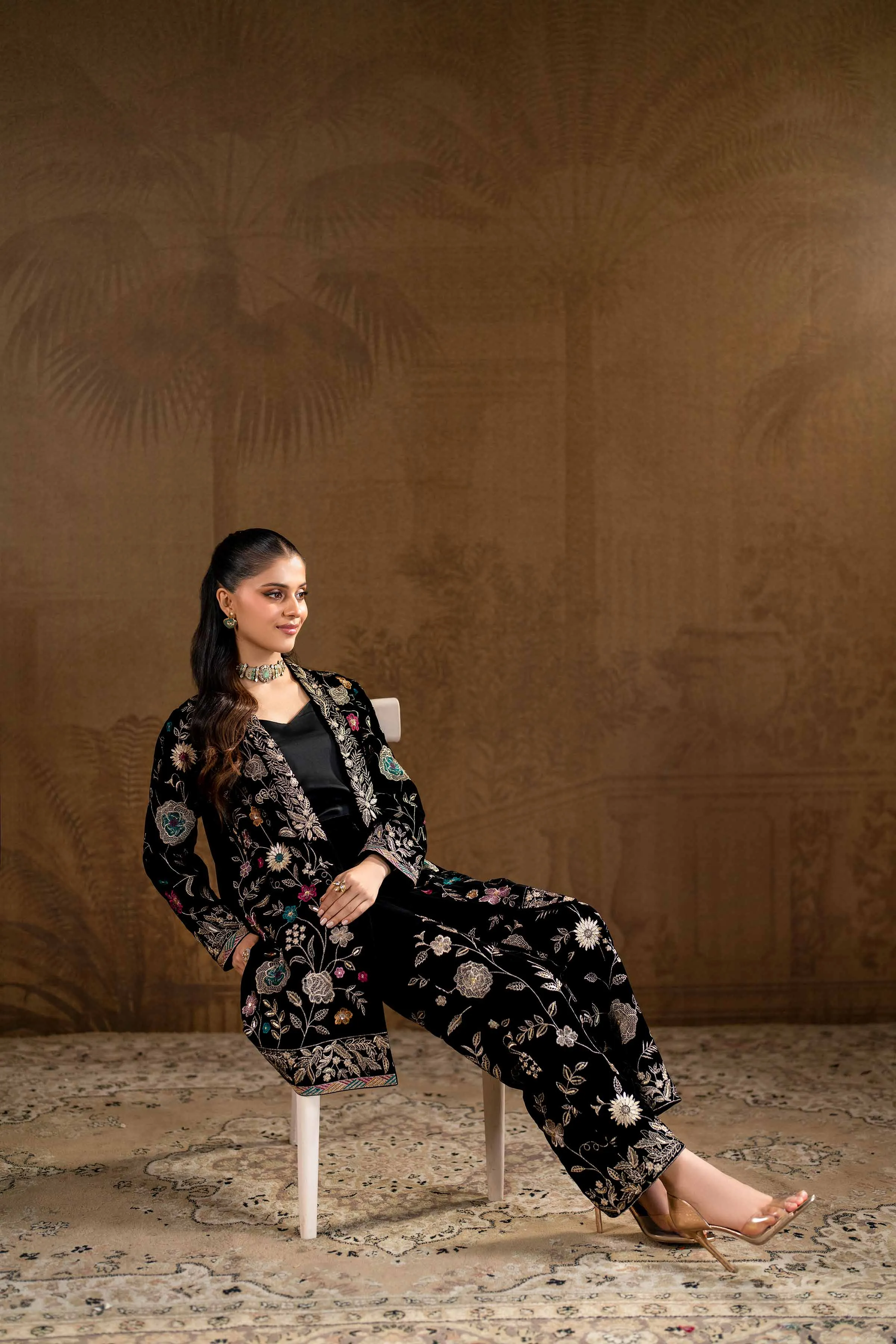 2 Piece - Embroidered Suit - KFW24-07
