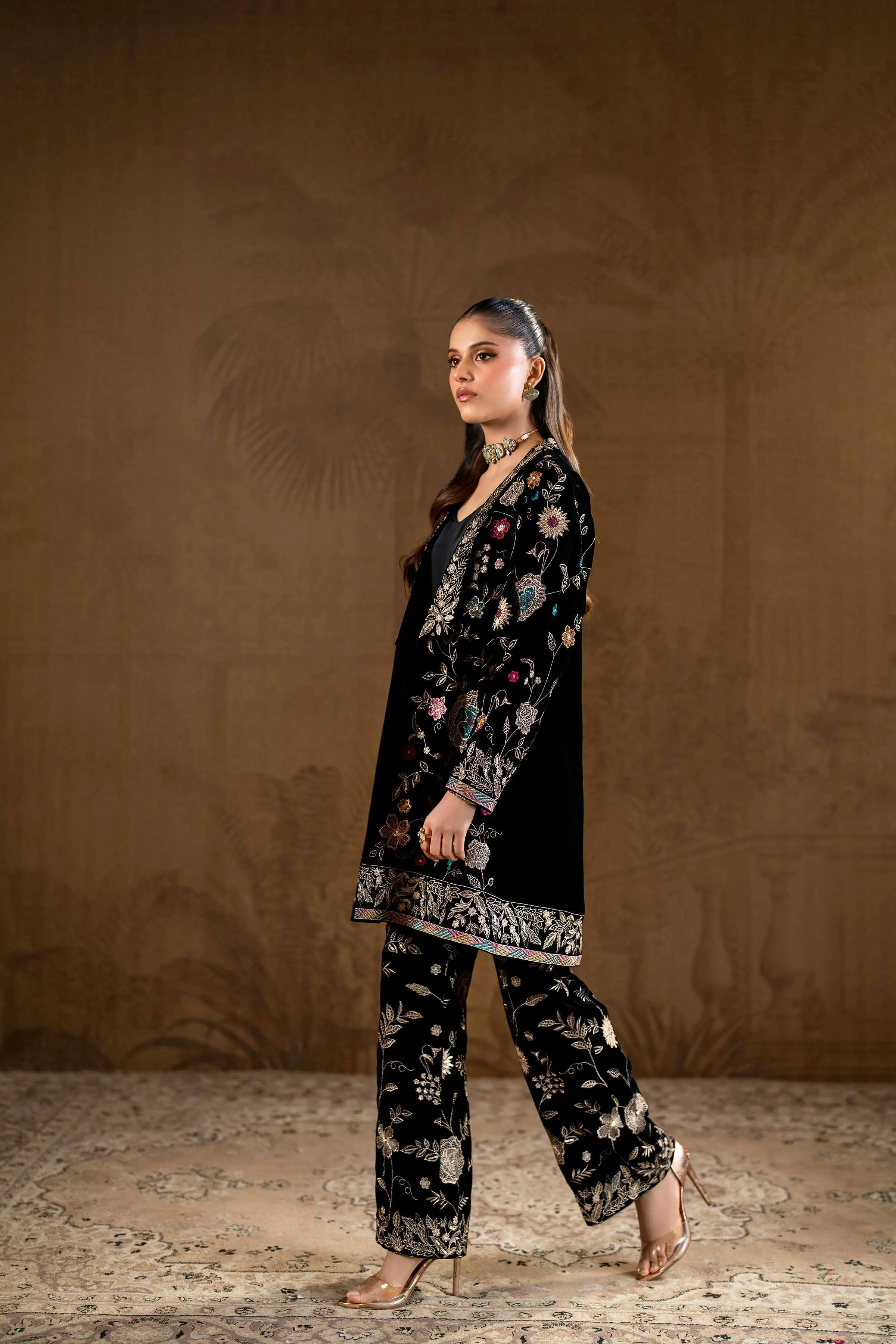 2 Piece - Embroidered Suit - KFW24-07