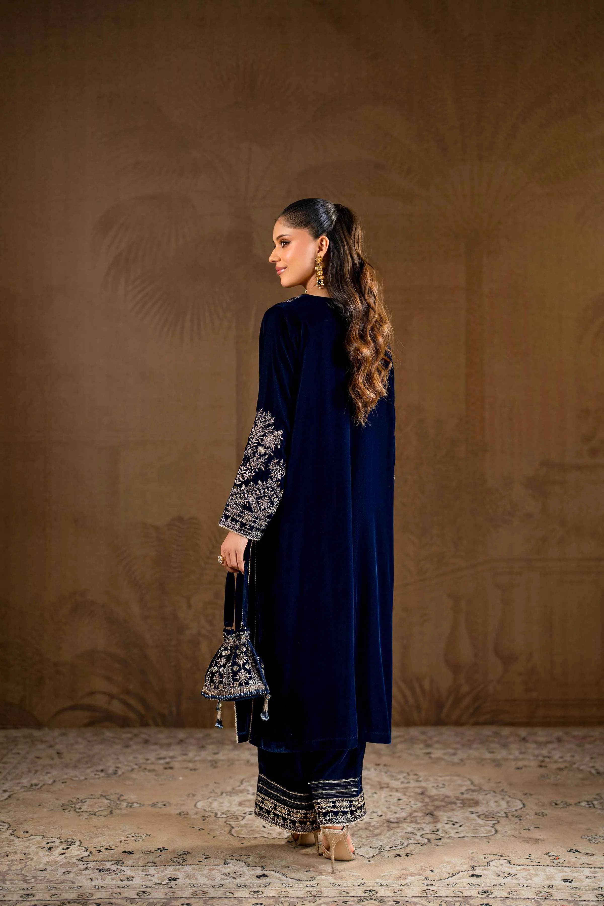 2 Piece - Embroidered Suit - KFW24-09