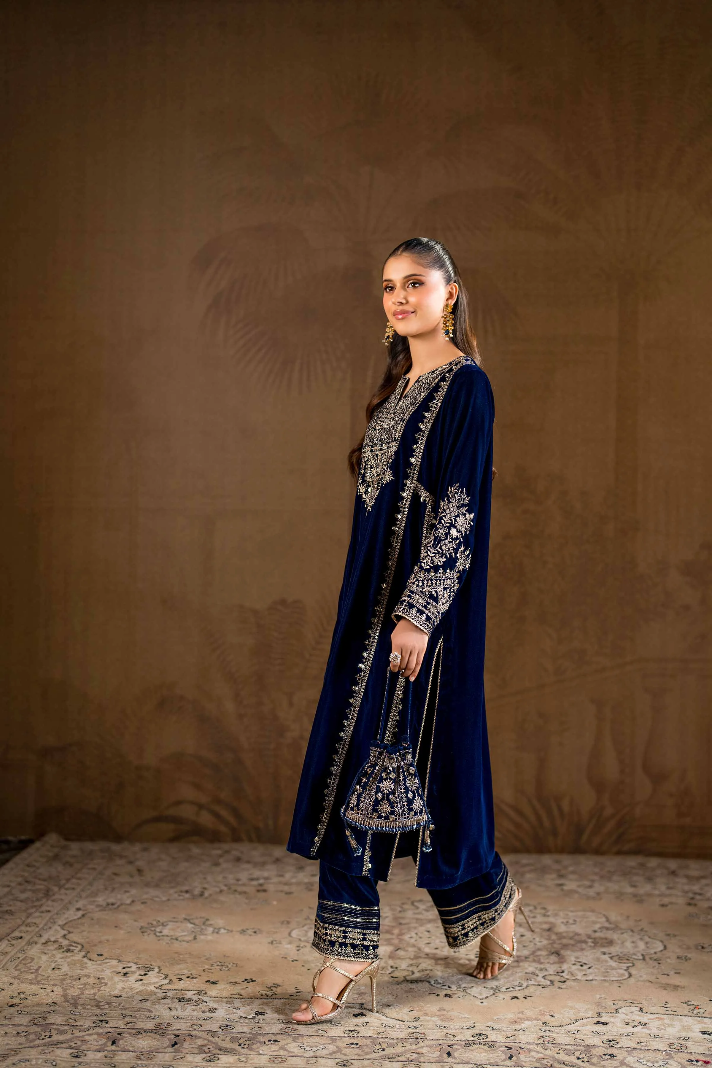 2 Piece - Embroidered Suit - KFW24-09