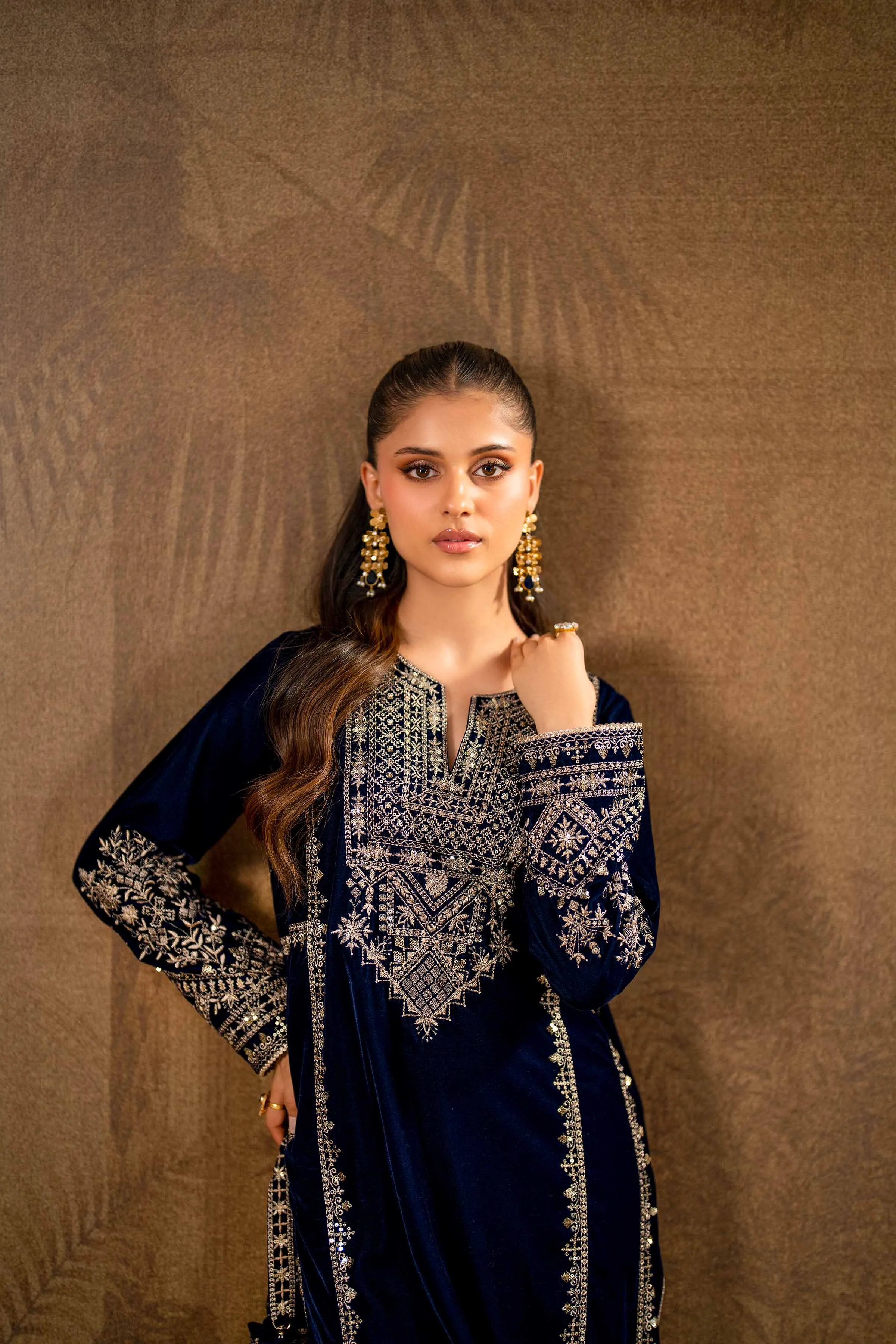 2 Piece - Embroidered Suit - KFW24-09