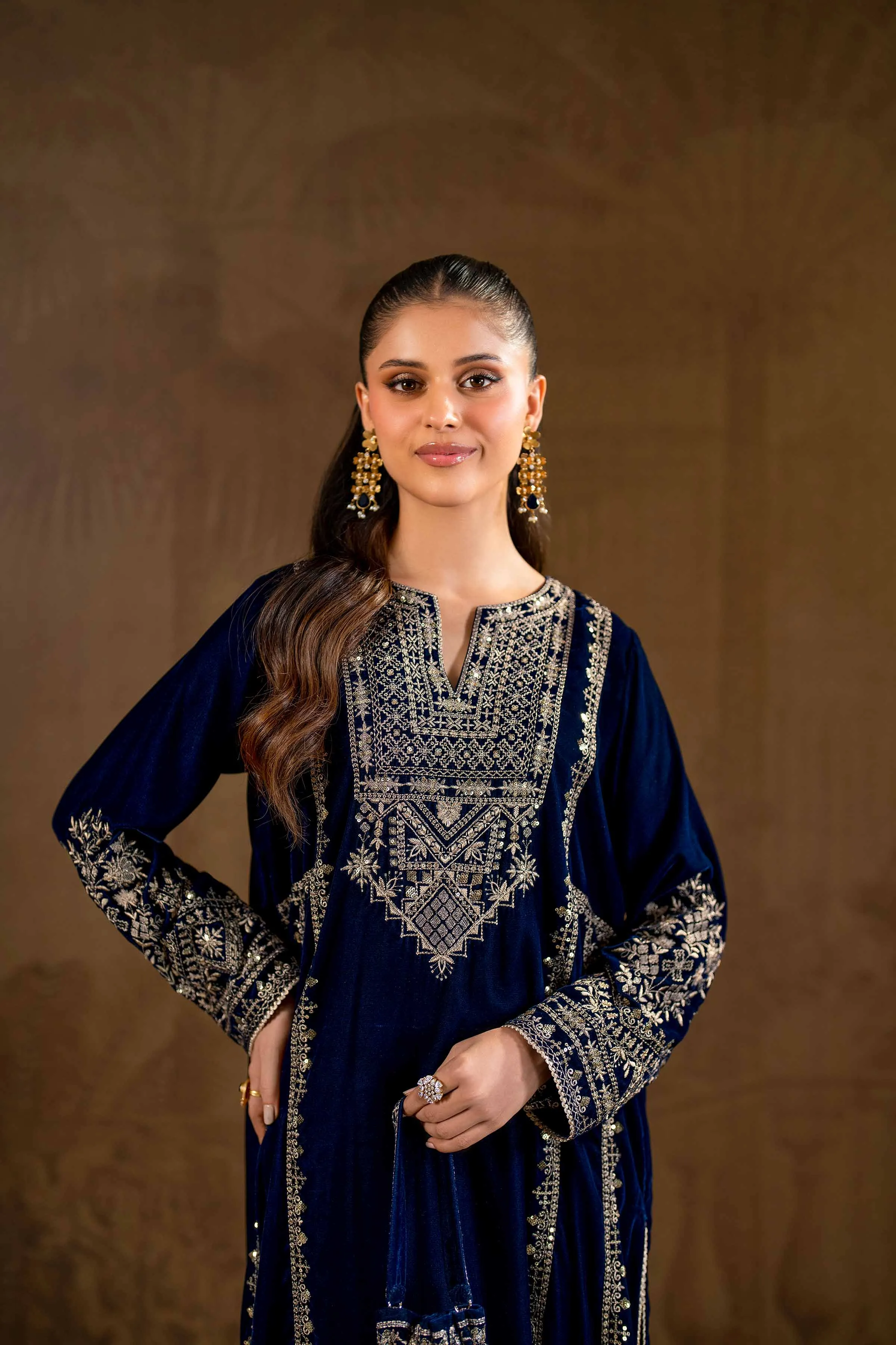 2 Piece - Embroidered Suit - KFW24-09