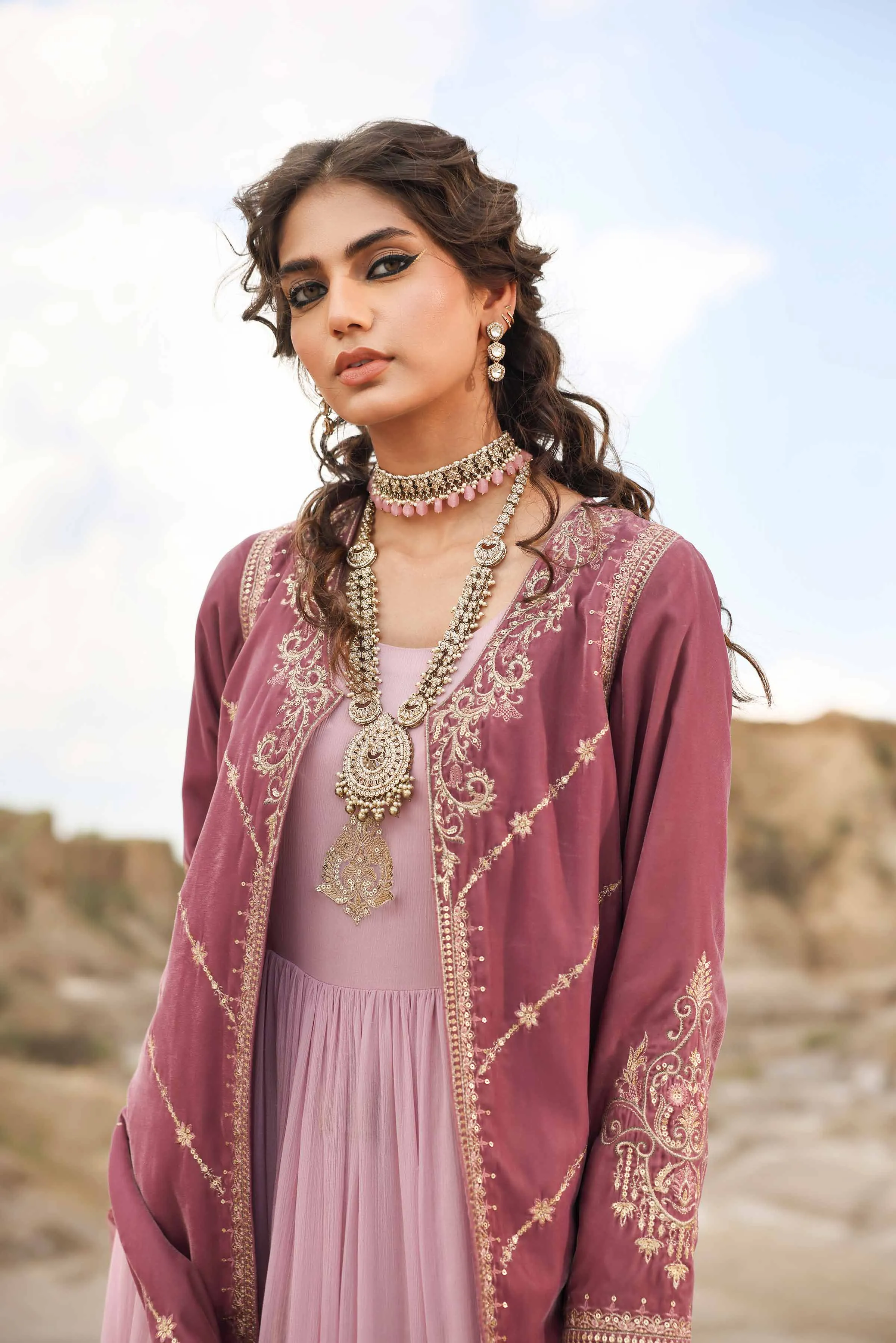 2 Piece - Embroidered Suit - KFW24-11