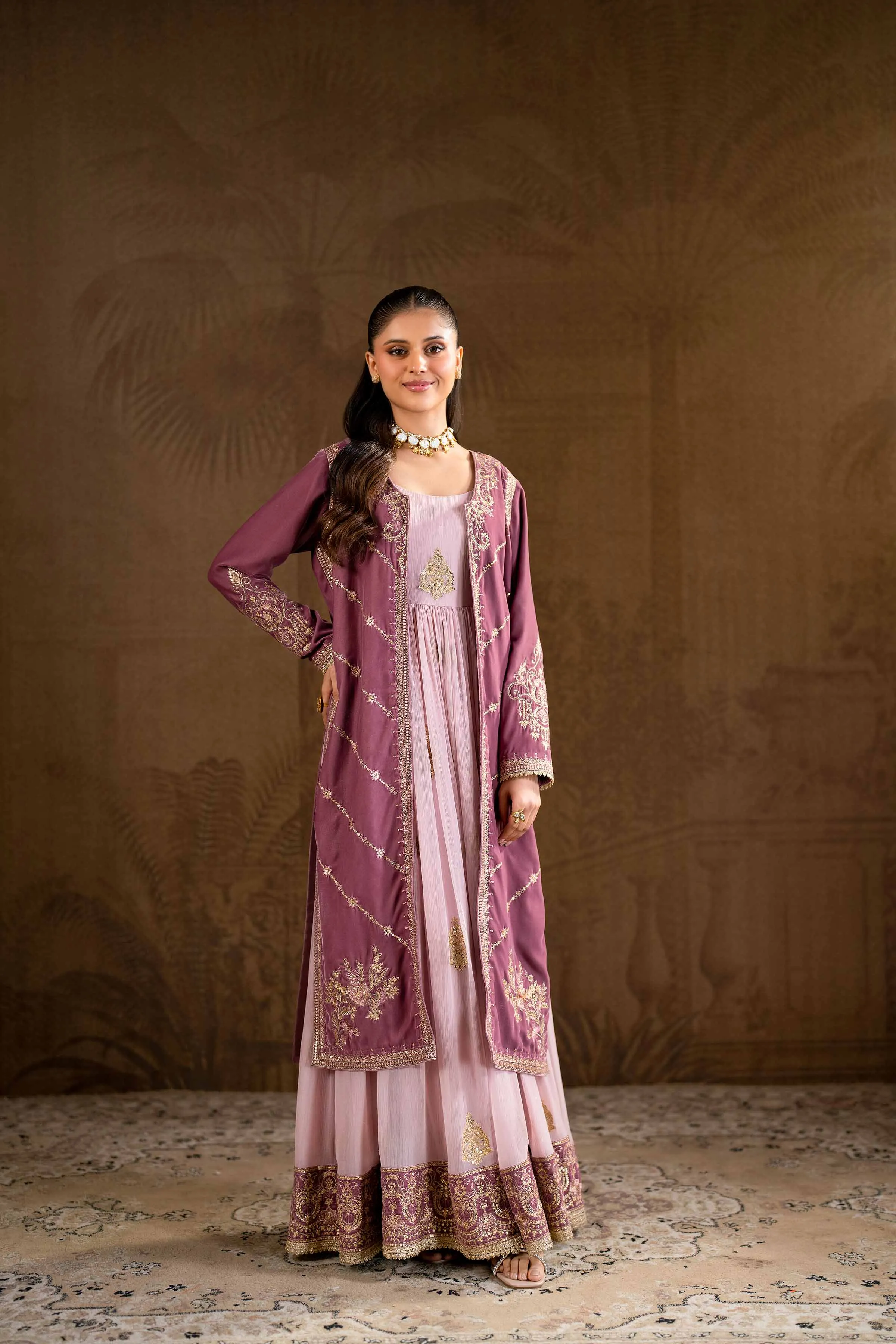 2 Piece - Embroidered Suit - KFW24-11