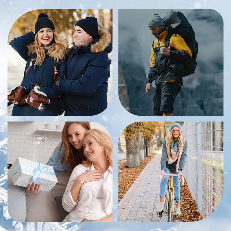 4 PCS Women's Winter Hat Scarf Gloves and Socks Set