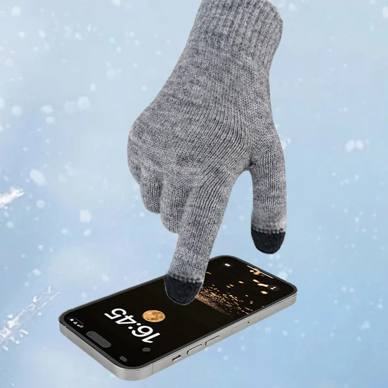 4 PCS Women's Winter Hat Scarf Gloves and Socks Set