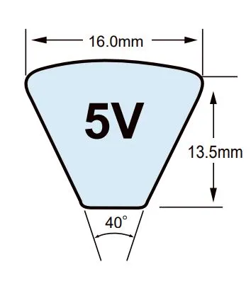 5V850 V-Belt - 85.0" Length