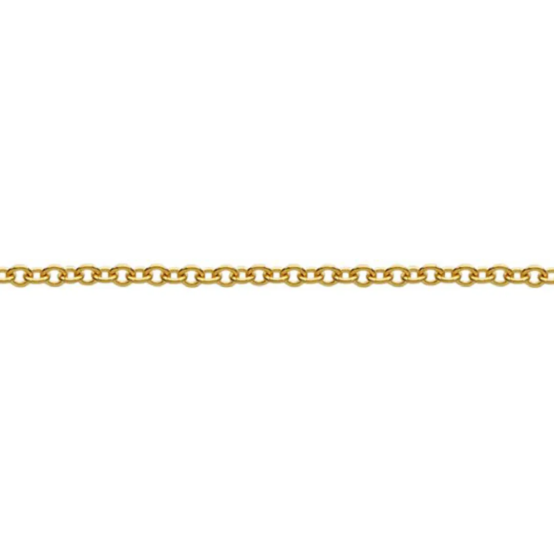 9ct Gold Rolo Necklace