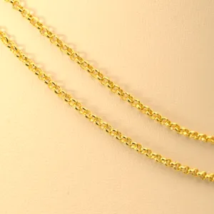 9ct Gold Rolo Necklace