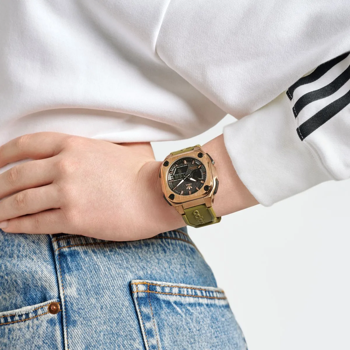 Adidas Originals Black Dial Unisex Ani-Digi Watch - AOFH23502