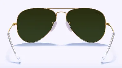 Aviator 55 Gold Arista w/ Blue Flash Mirror RB3025