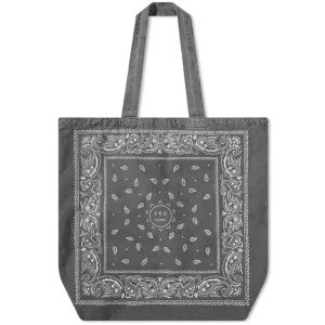 Bandana Print Tote (Black)