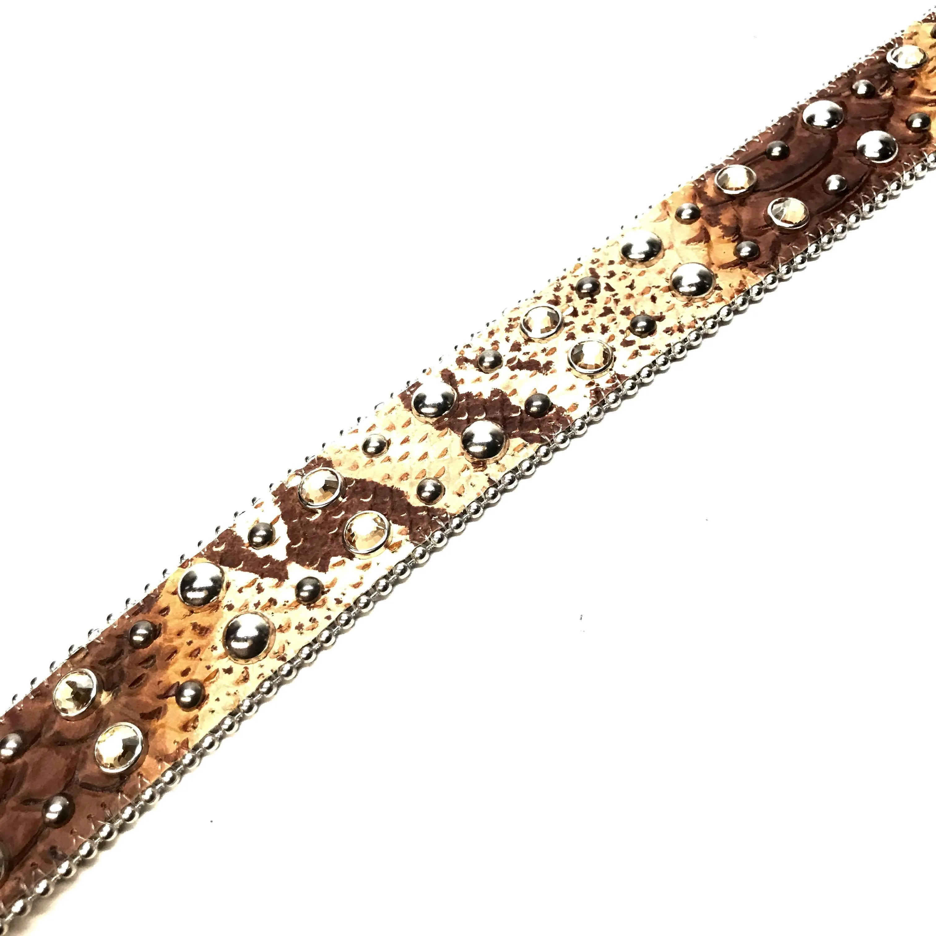 b.b. Simon 'Natural Python' Arch Crystal Belt