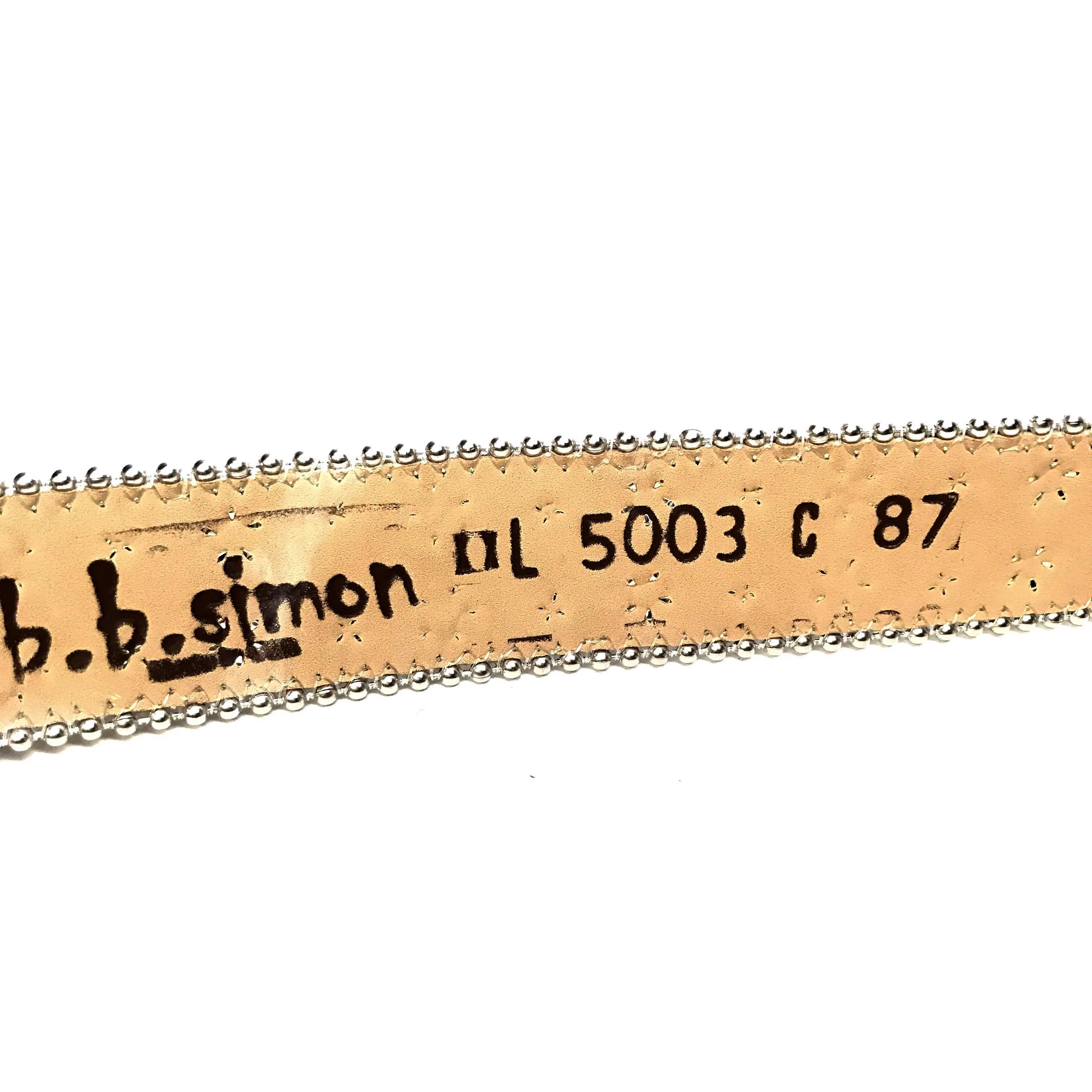 b.b. Simon 'Natural Python' Arch Crystal Belt