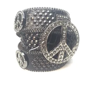 b.b. Simon "Love Wins" Crystal Belt