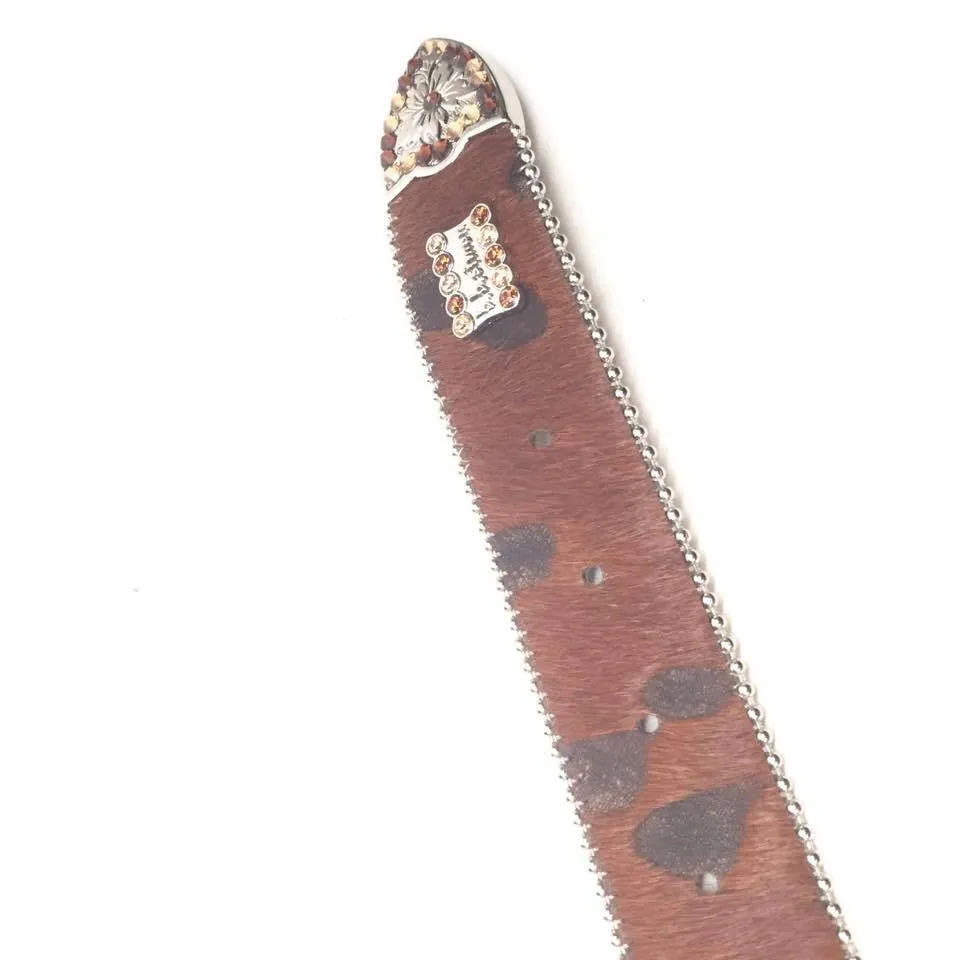 b.b. Simon "Pony Hair Horseshoe" Crystal Belt