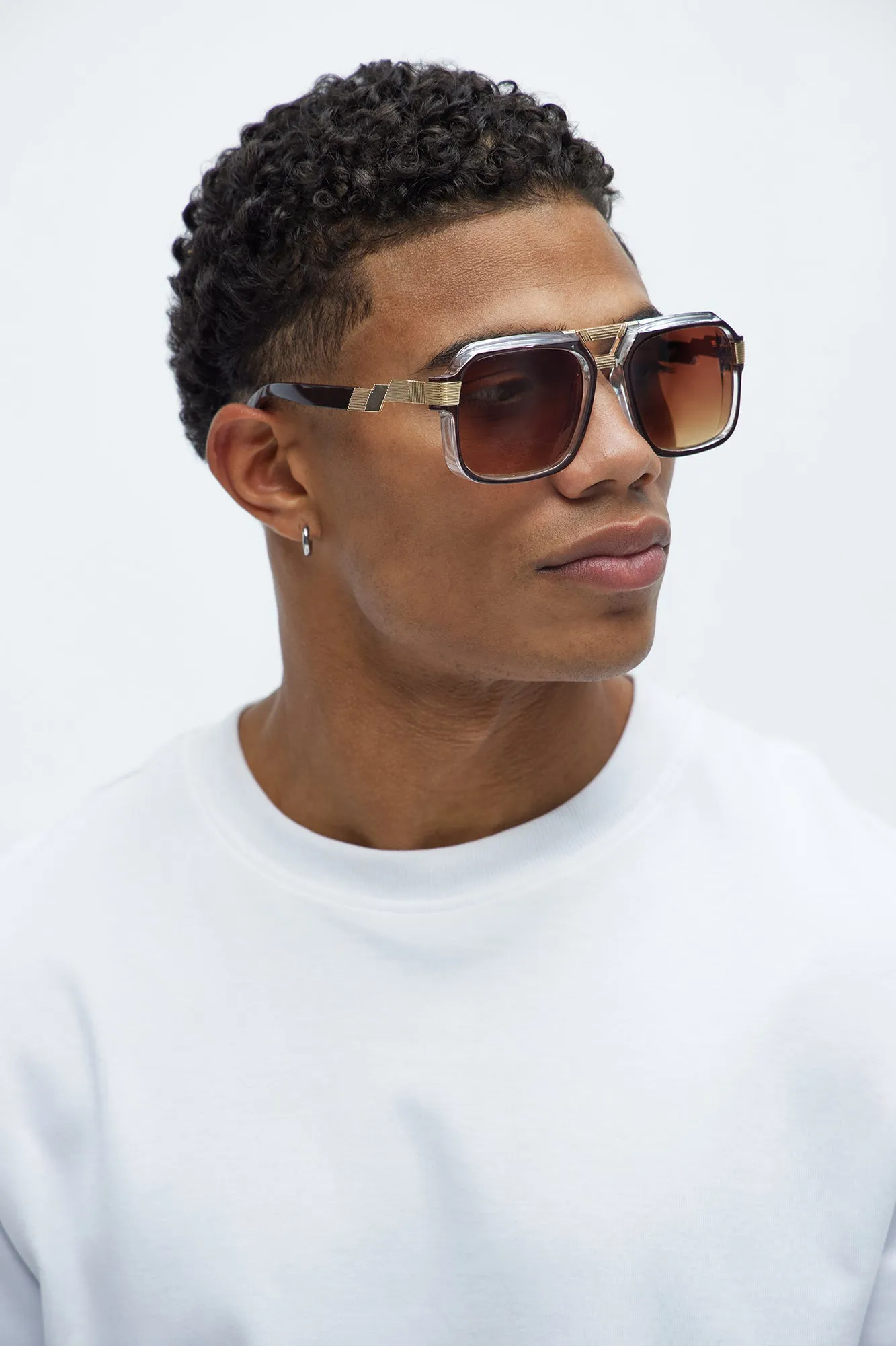 Belgrade Aviator Sunglasses - Brown