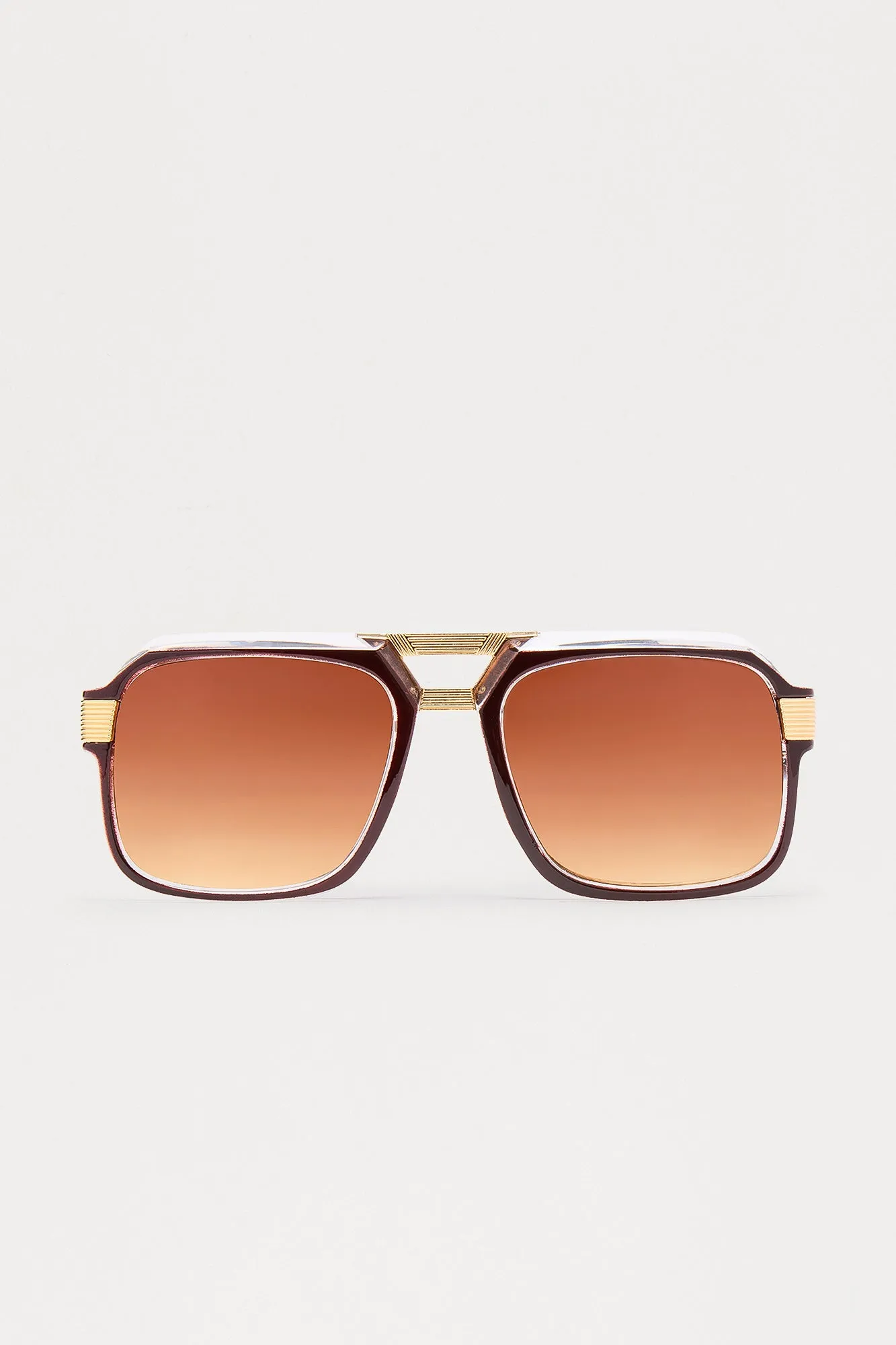 Belgrade Aviator Sunglasses - Brown