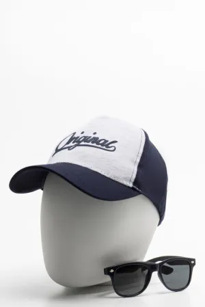 Cap And Sunglasses Set  Navy