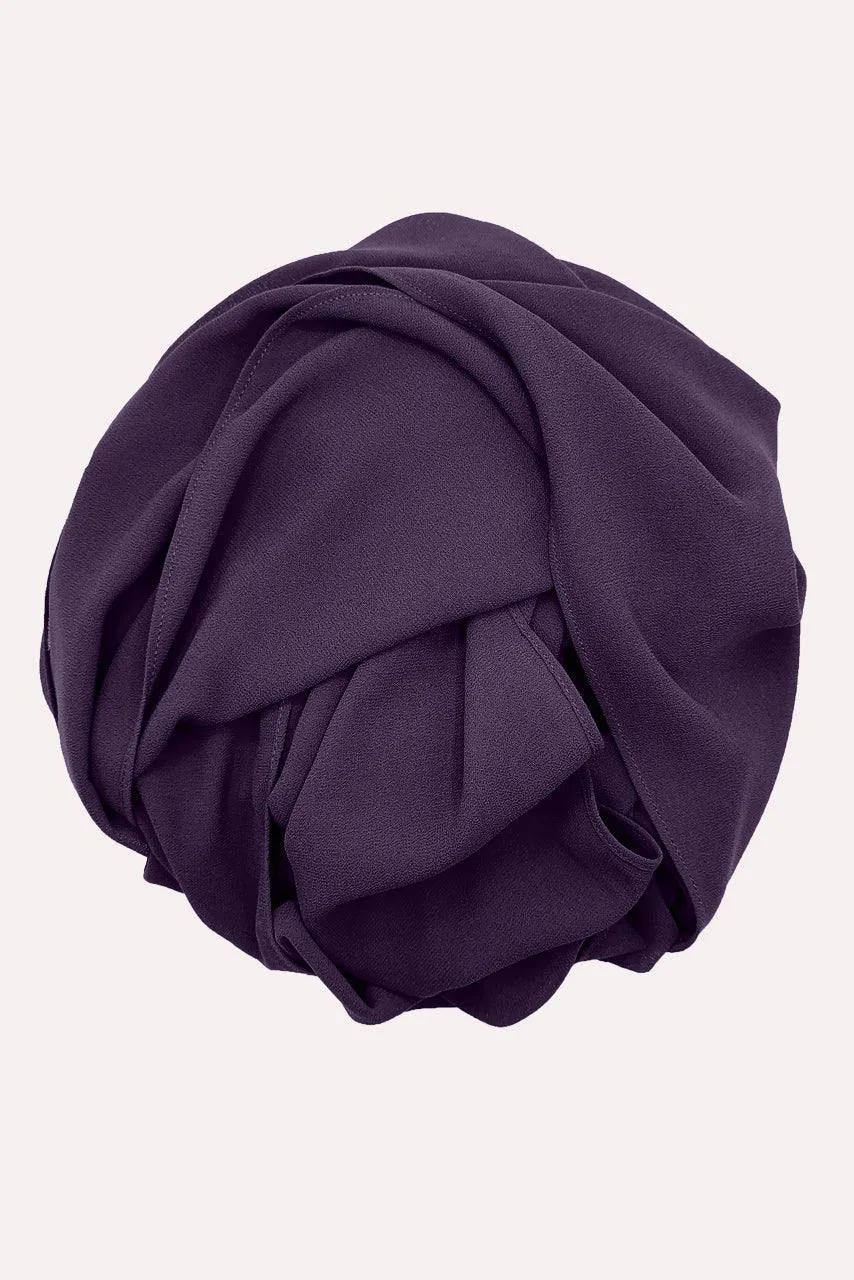 Classic Chiffon Hijab - Dark Lilac
