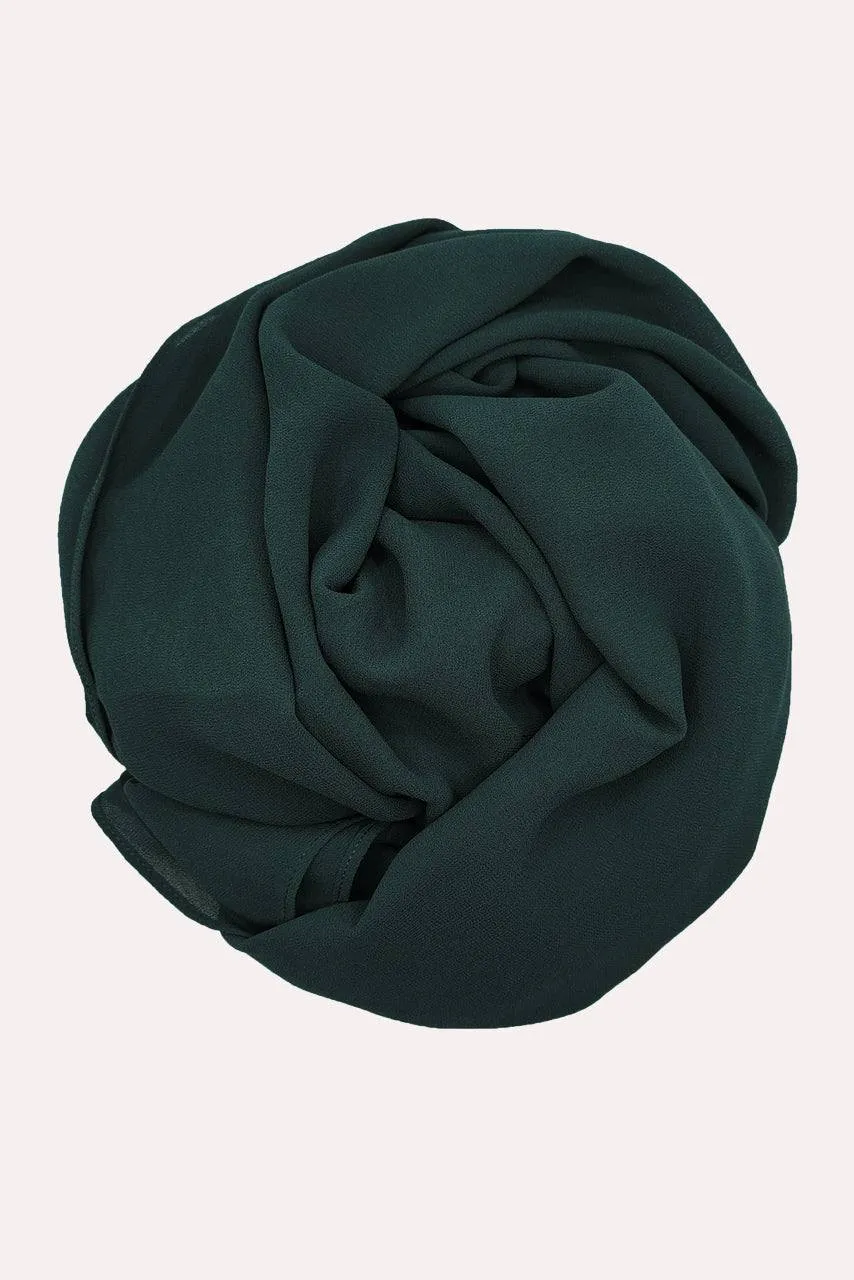 Classic Chiffon Hijab - Moss