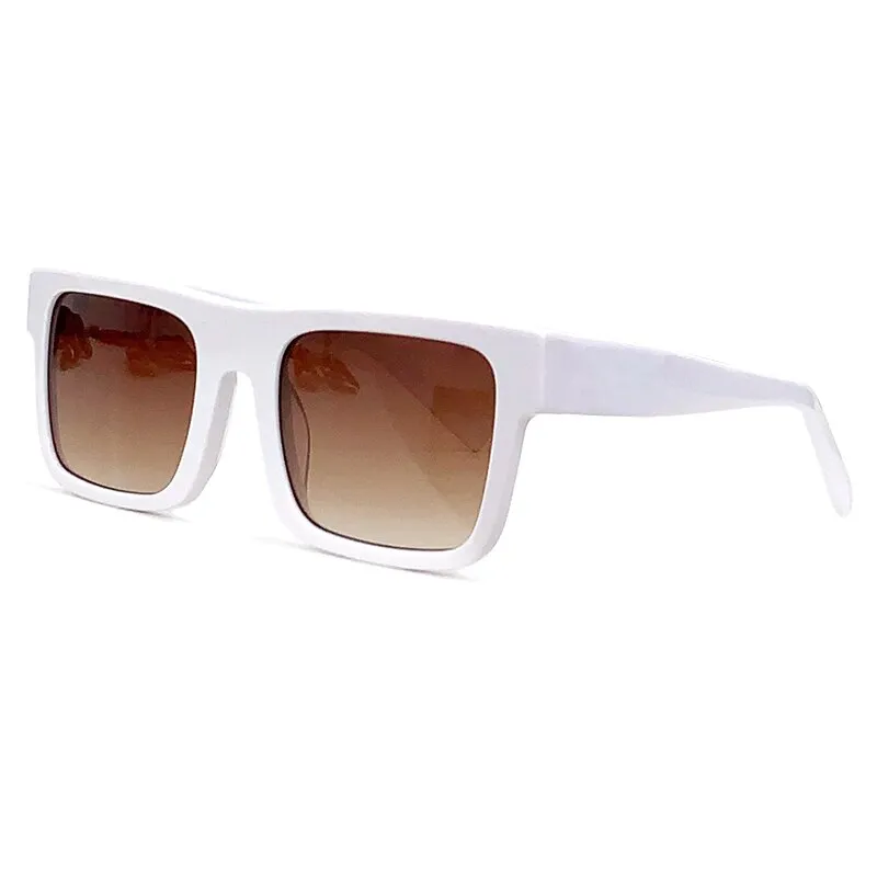Cool Sunglasses Female Square Frame Eyeglasses New  Design Trend Fashion Sunglasses Female Gradient Lens Sunshade