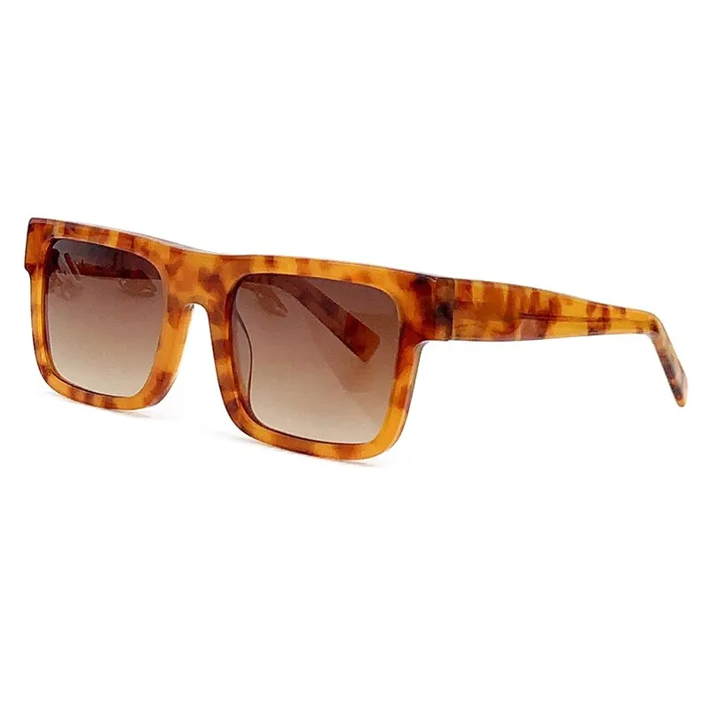 Cool Sunglasses Female Square Frame Eyeglasses New  Design Trend Fashion Sunglasses Female Gradient Lens Sunshade