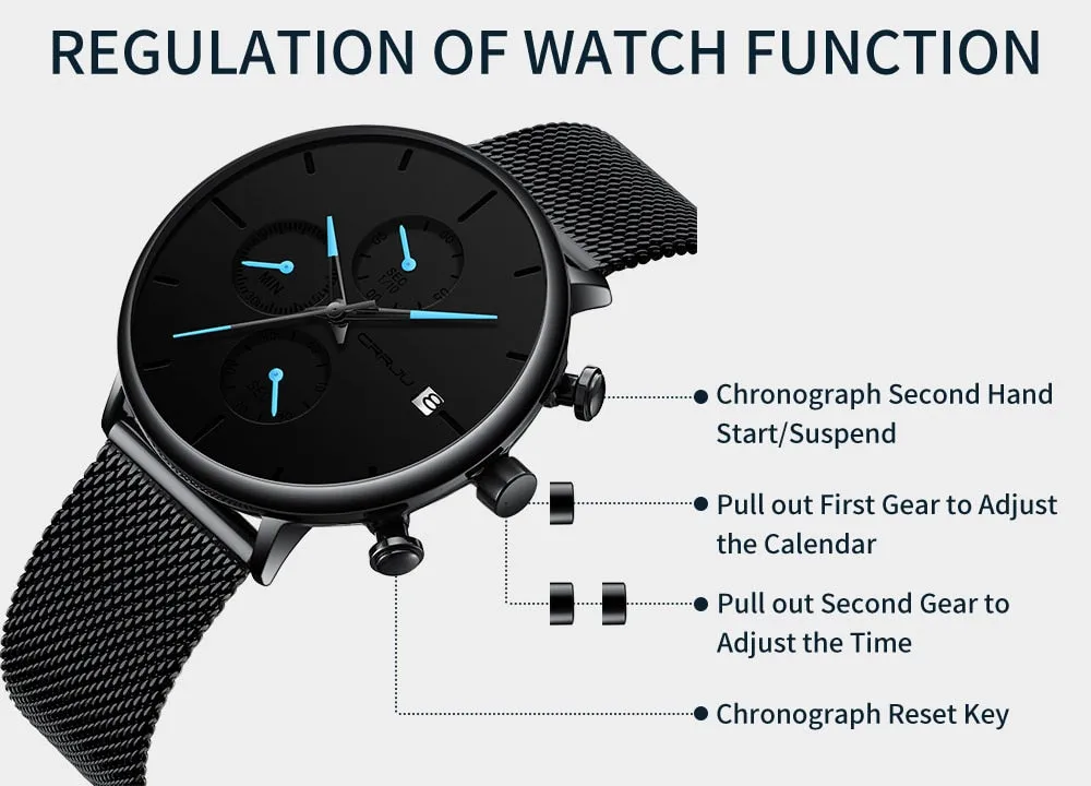 CRRJU Luminous Tritium Watches