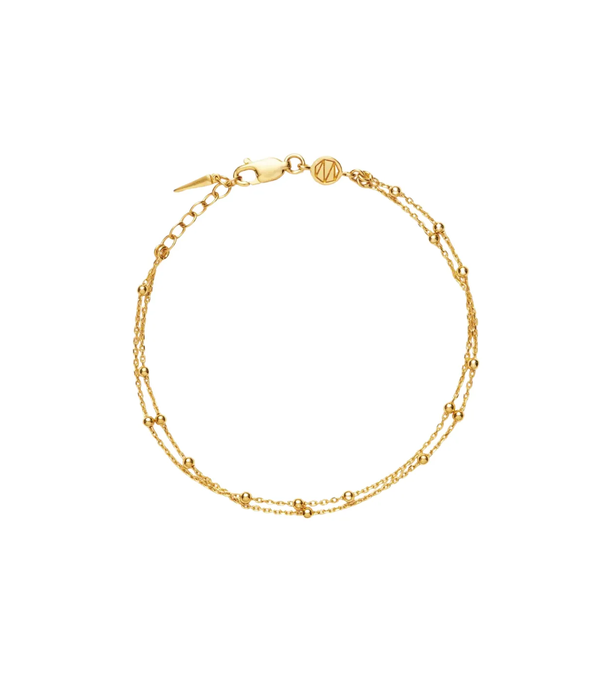 Double Chain Bracelet in Gold