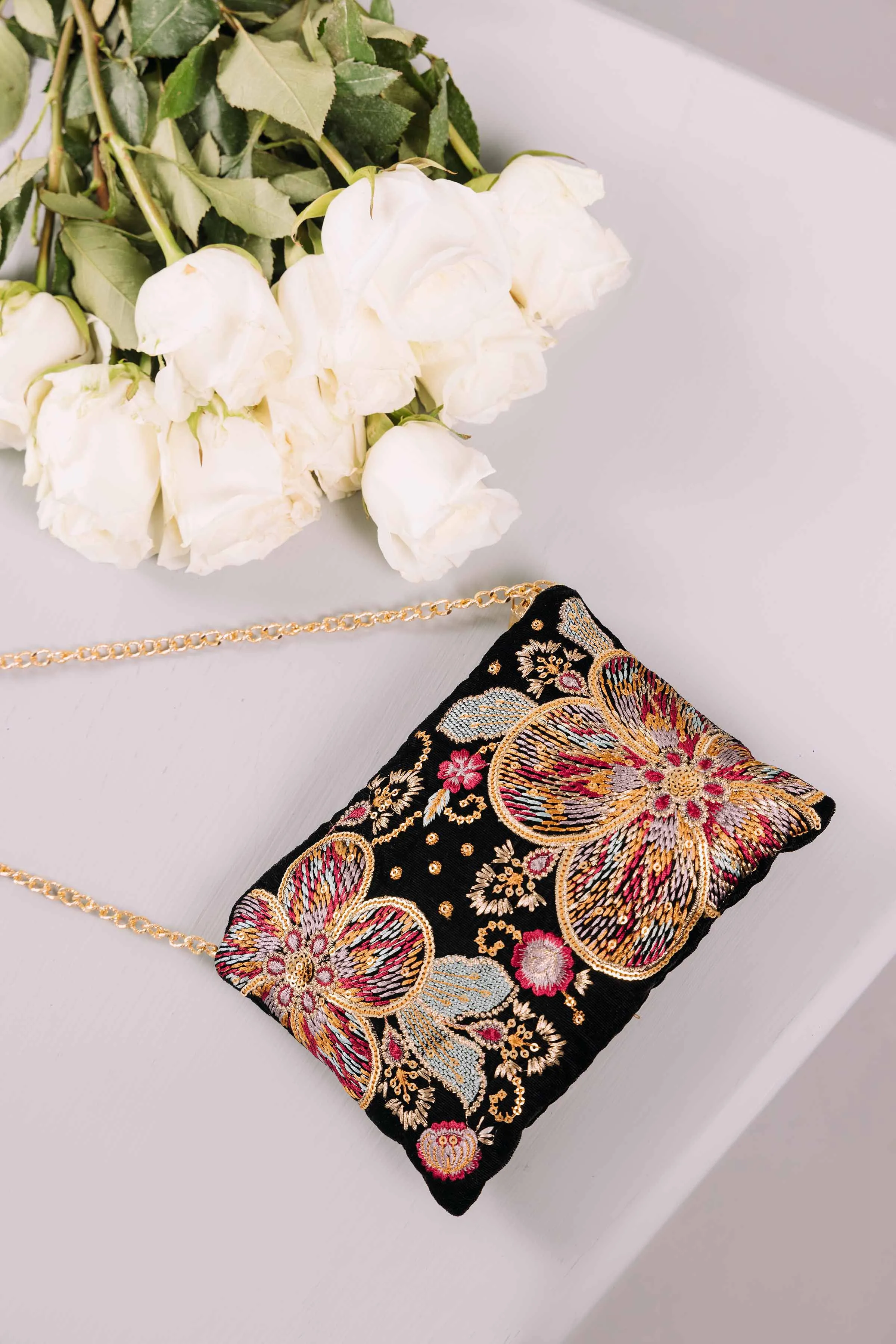 Embroidered Pouch - KFW24-143