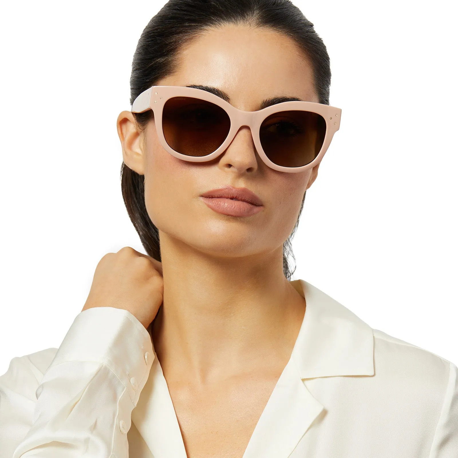 EVA - NUDE   BROWN GRADIENT   POLARIZED SUNGLASSES