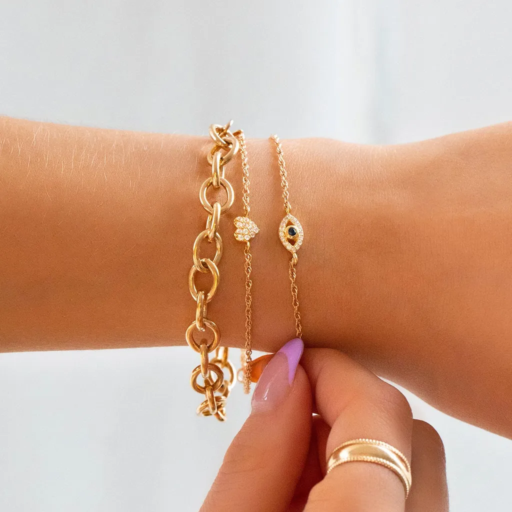 Evil Eye Bracelet | Sapphire