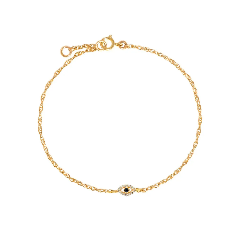 Evil Eye Bracelet | Sapphire