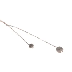 Falling Dot to Dot Necklace in Sterling Silver