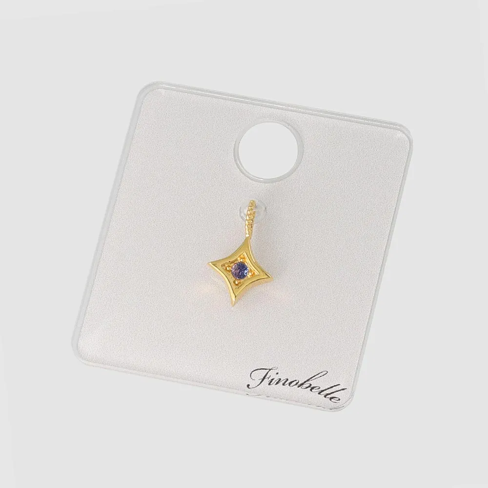 Gold Tone Star Necklace Charm