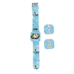 Hamster London Teeny Watch Space ring Aqua