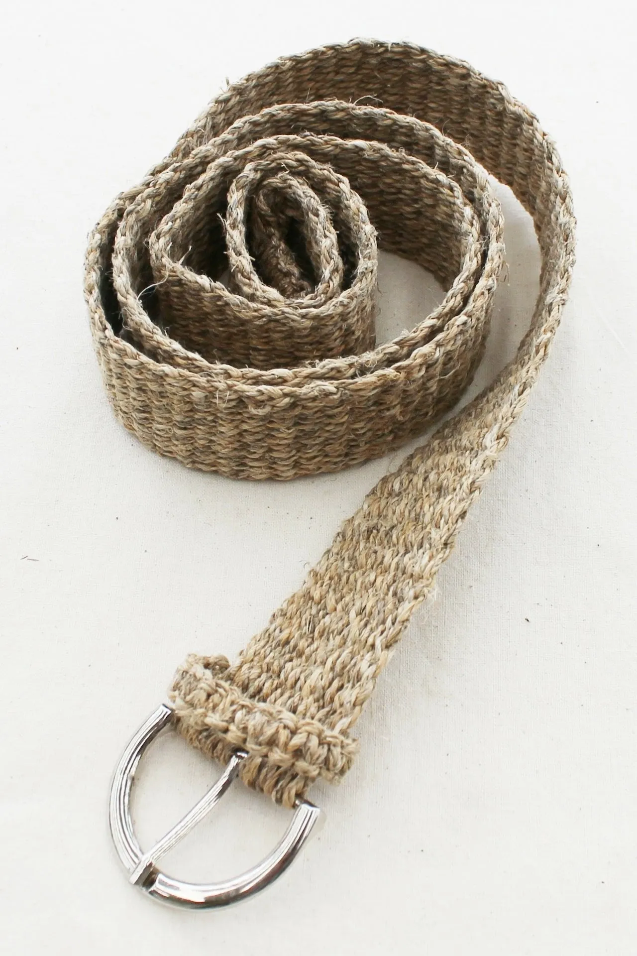 Hemp Belt with Buckle - Undyed