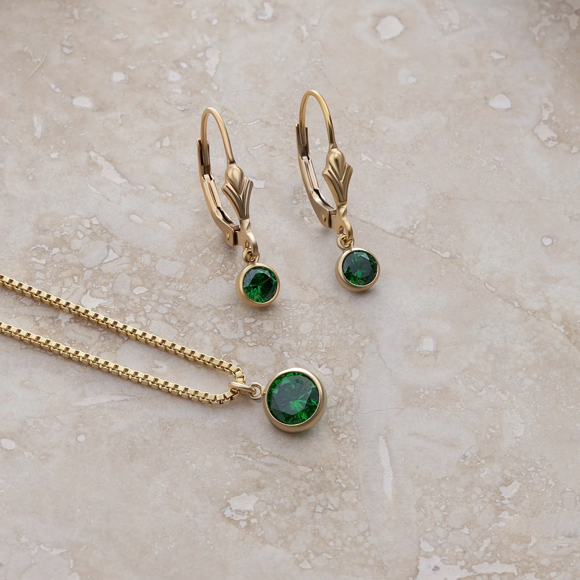 Iris Birthstone Necklace