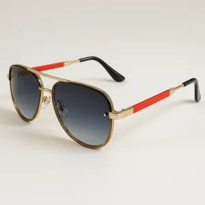 Jett Alloy Aviator Sunglasses