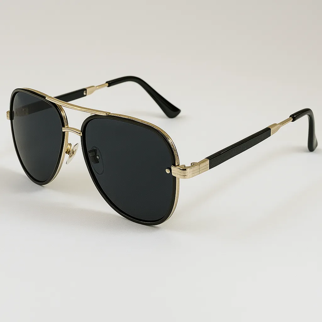Jett Alloy Aviator Sunglasses