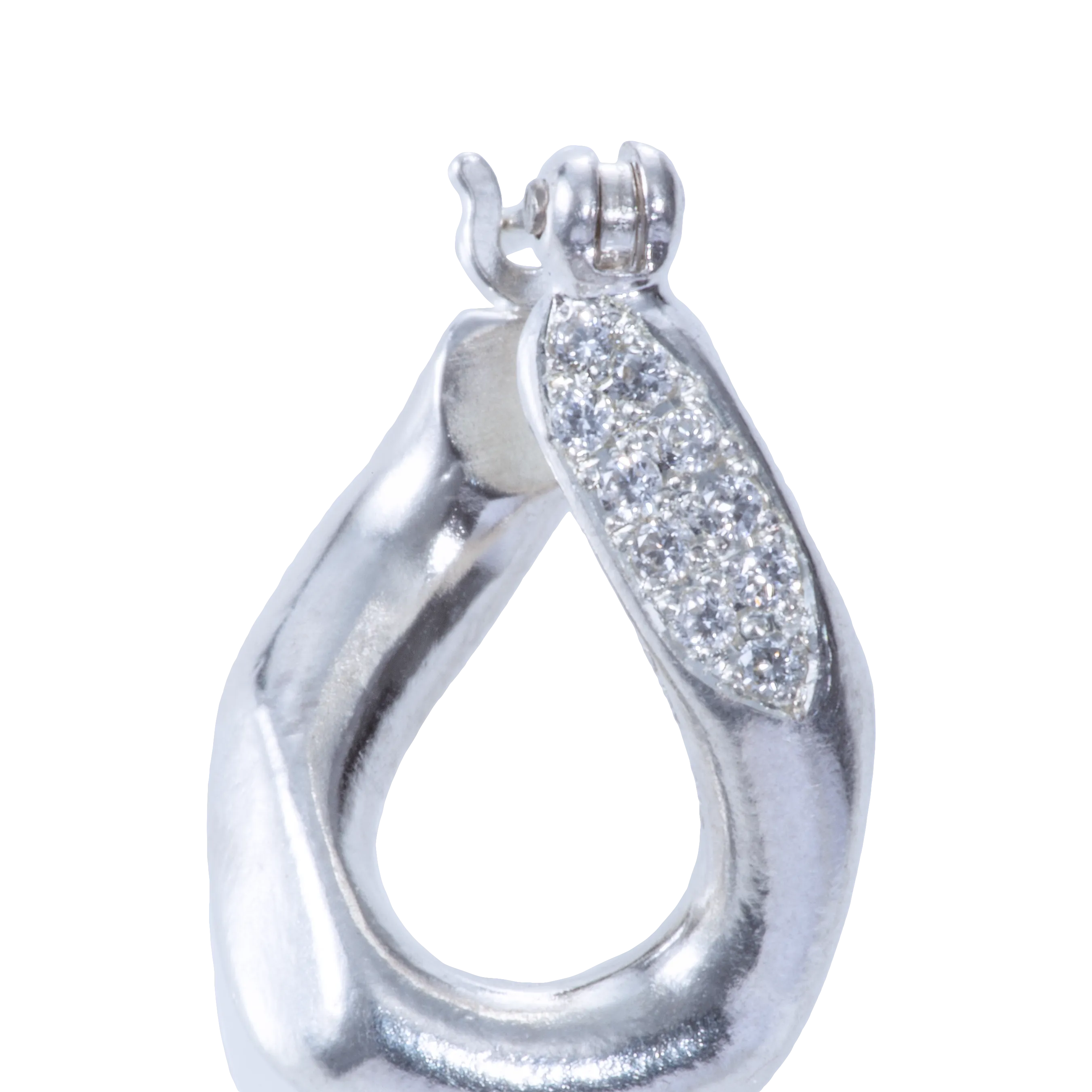 Kihei melee diamond earrings