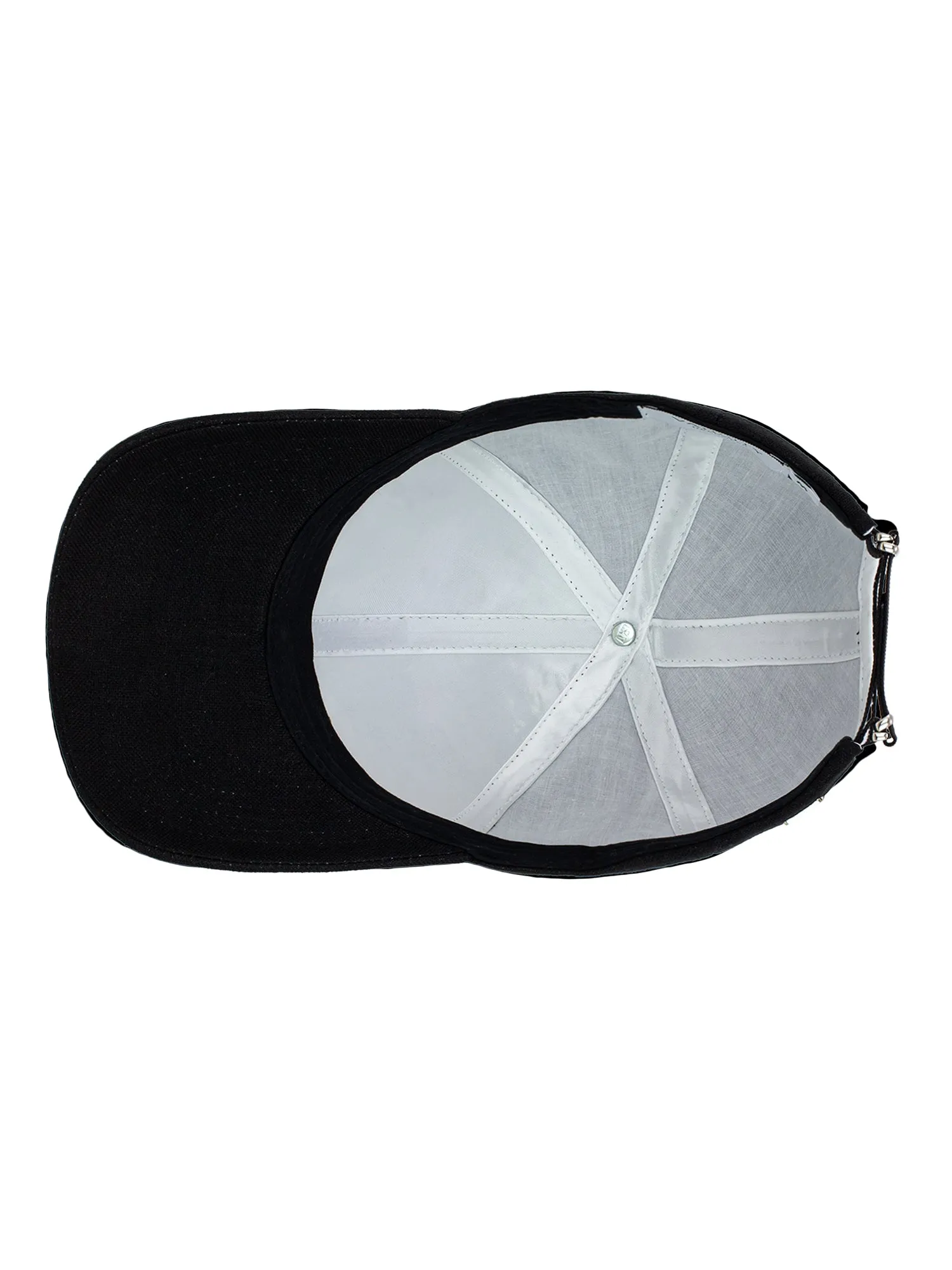 Linen Structured Cap Black