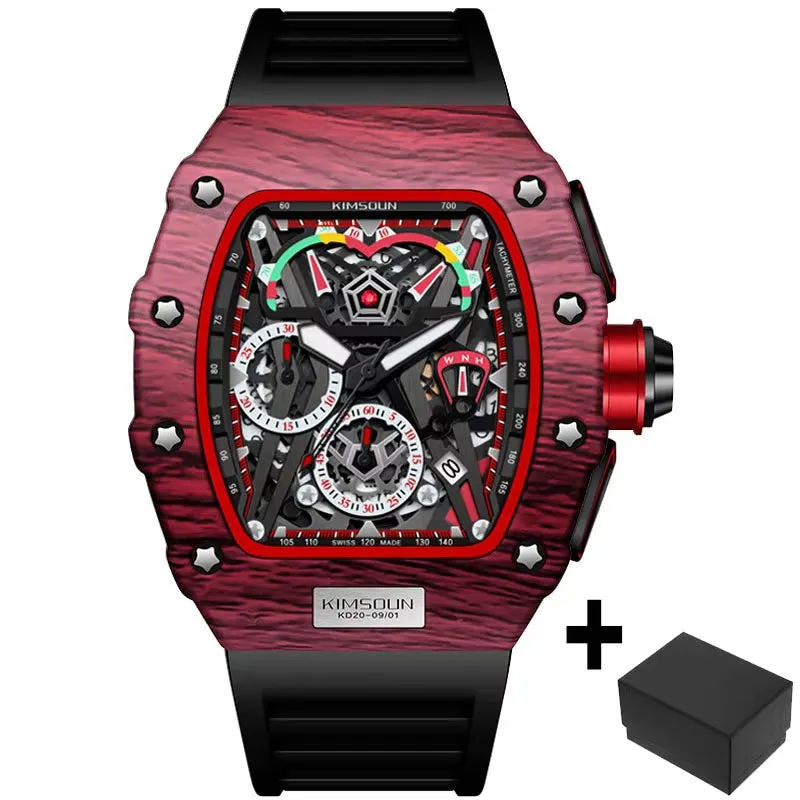 Men's Luxury Racing Style Chronograph Quartz Watch