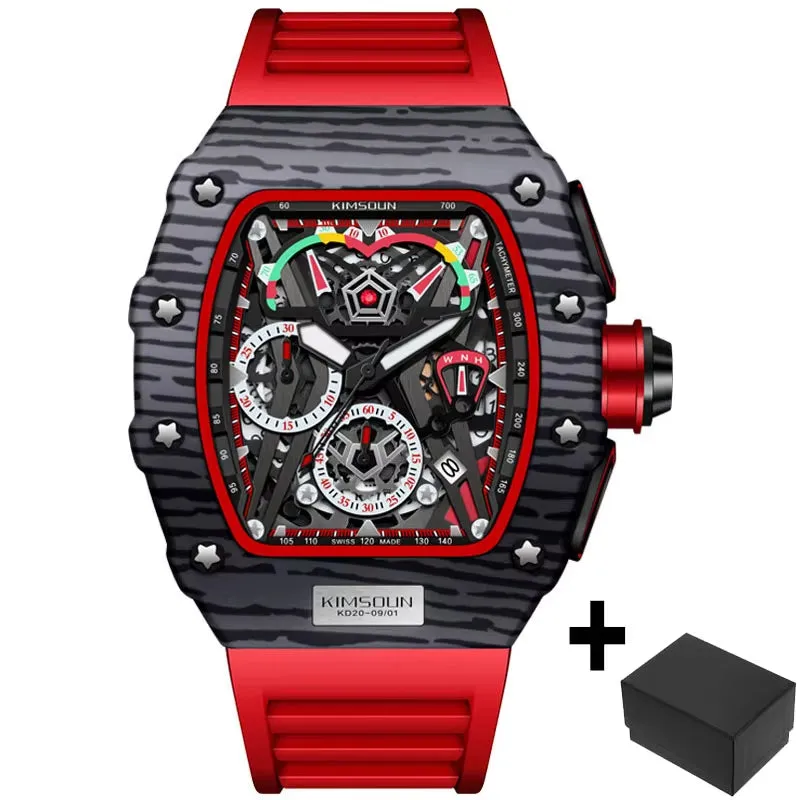 Men's Luxury Racing Style Chronograph Quartz Watch