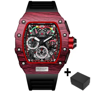 Men's Luxury Racing Style Chronograph Quartz Watch